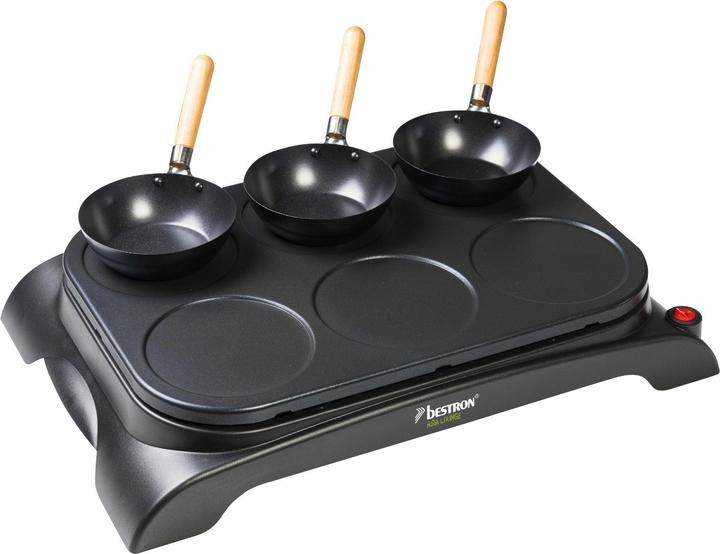 Produktbild Bestron Party-Wok- & Crepemaker-Set