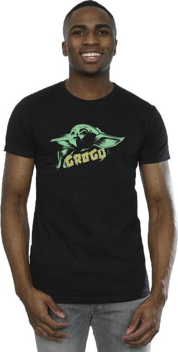 Immagine prodotto Star Wars The Mandalorian Grogu The Child Splat Maglietta Uomo (4XL)