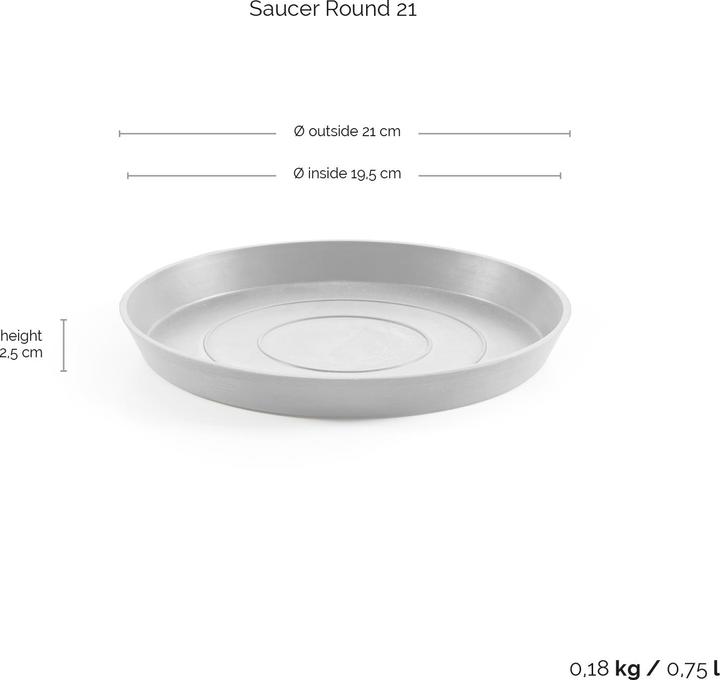Produktbild Ecopots Saucer Round