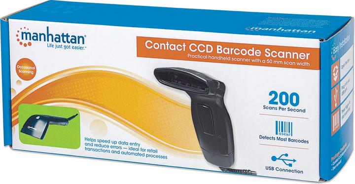 Image du produit Manhattan Contacter le lecteur de codes-barres CCD (Codes à barres 1D)
