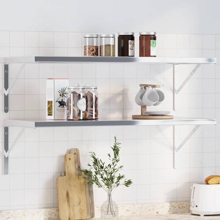 Produktbild VidaXL Regalträger 4 Stk. Edel