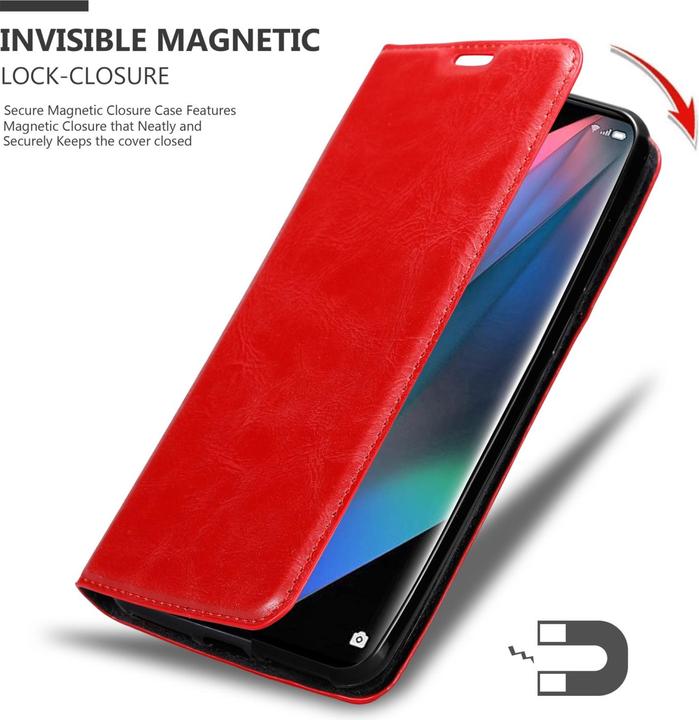 Immagine prodotto Cadorabo Libro Invis. Coperchio magnetico (Oppo Find X3 Pro)