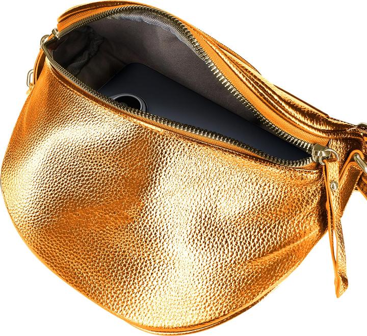 Actual product image Gallantry Banana shoulder bag Glamour Shiny