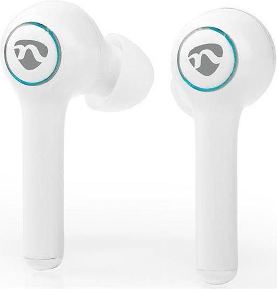 Produktbild Nedis Talk/Music 6h, 18h mit Ladeschale HPBT5055BK, white (6 h, Kabellos)