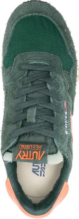Actual product image Autry sneakers reelwind in suede and nylon color green (42)