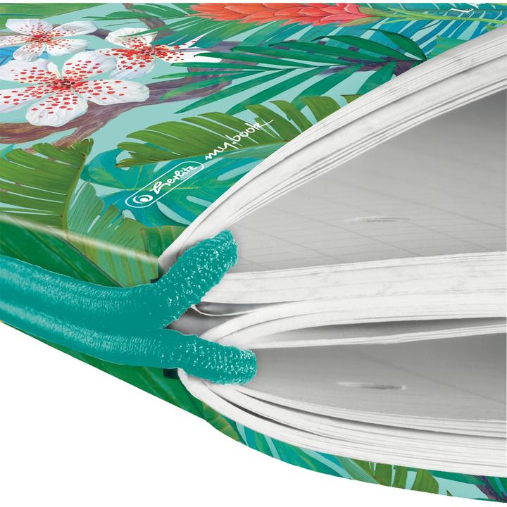 Actual product image Herlitz Ladylike Jungle Notebook A4 80 Sheets Green (A4, Soft cover)