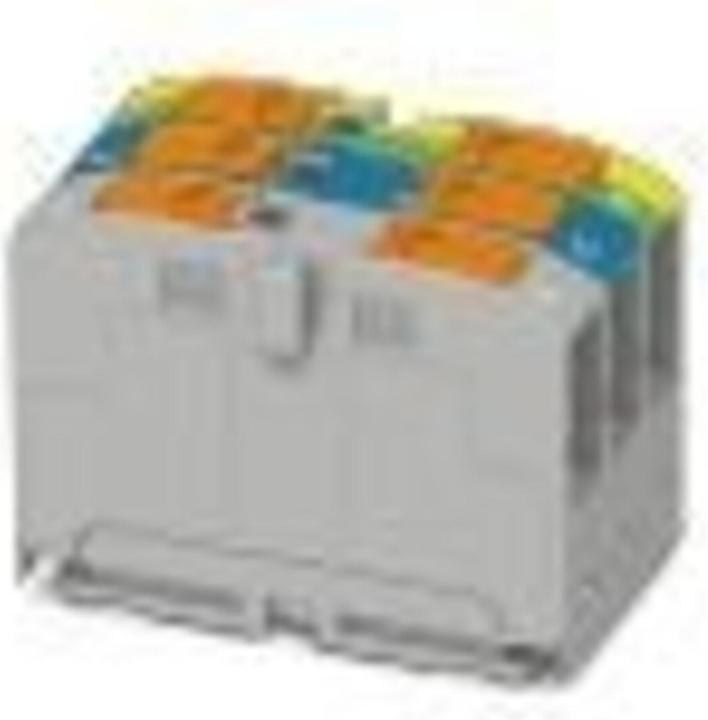 Actual product image Phoenix Terminal block 2.5qmm 1floor 2kl gr/bl/gn-ge grey/blue/green-yellow