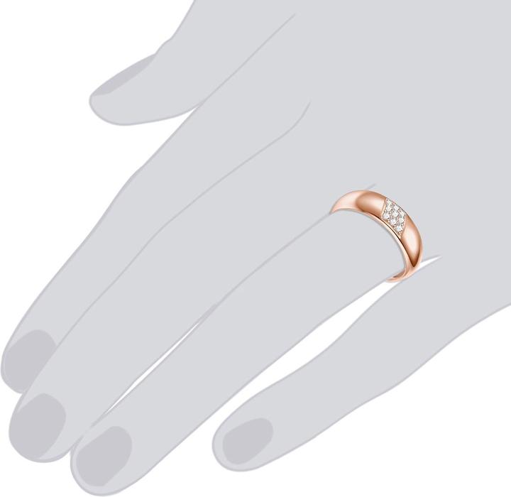 Immagine prodotto Rafaela Donata Donna Argento Cubico Zirconia Oro Rosa - 11406 (54, 925 Argento)