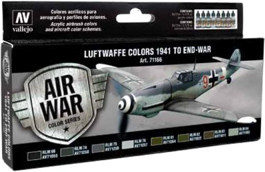 Actual product image Vallejo Luftwaffe Colors 1941 to end-war Model Air