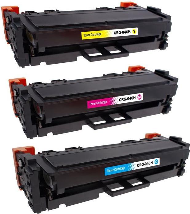 Actual product image Hermex Compatible Canon i-SENSYS MF732Cdw Laser Toners (M, C, Y)