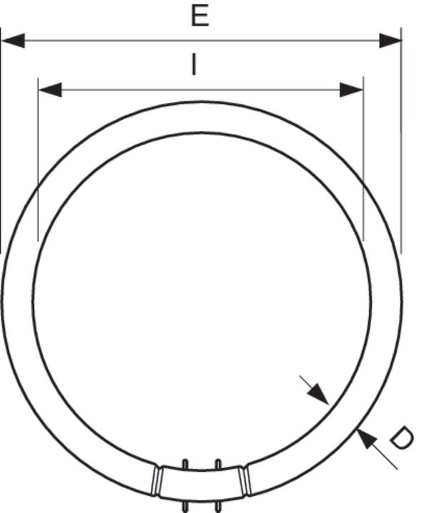 Image du produit Philips Master TL5 Circular (2GX13, 40 W, 3300 lm, 10 x, G)