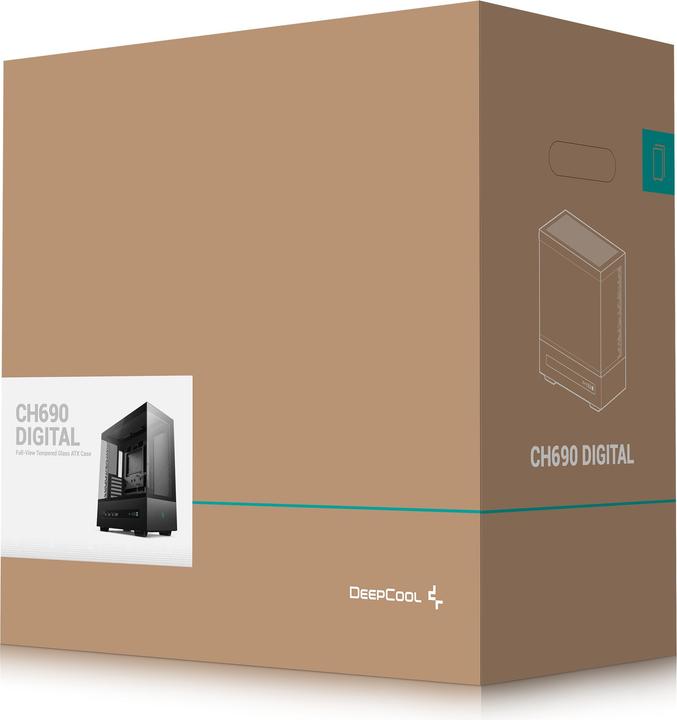 Actual product image Deepcool CH690 Digital (Mini-ITX, mATX, ATX)