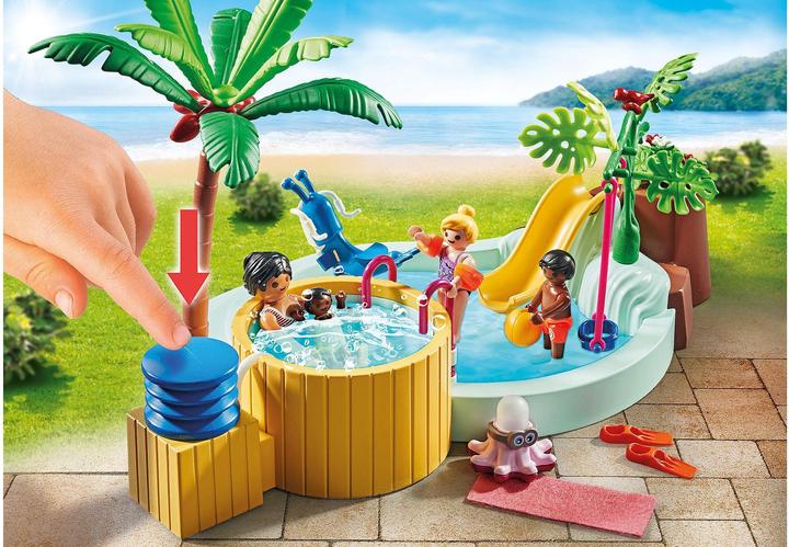 Actual product image Playmobil Children's pool with whirlpool (71529, Playmobil My Life)