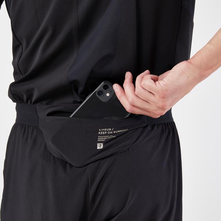 Actual product image Kiprun Laufshorts Herren Tights 2-in-1 - schwarz (XL)