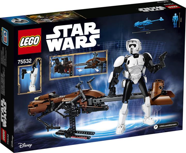 Produktbild LEGO Star Wars Scout Trooper Speeder Bike (75532, LEGO Star Wars)
