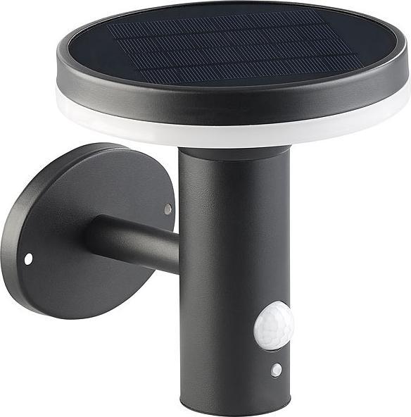 Produktbild Lunartec 2 Premium-LED-Solar-Wandleuchten mit PIR-Sensor (600 lm)