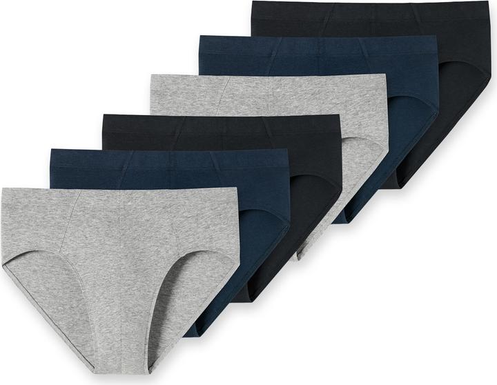 Schiesser 6er Pack 95/5 Organic Cotton Supermini Slip / Unterhose