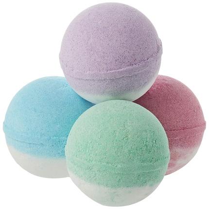 Actual product image IDC Institute Bath Bombs Pure Energy 4 Pieces