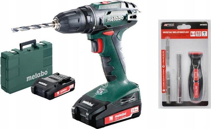 Metabo 18V Akku-Bohrschrauber BS 18 (Akkubetrieb)