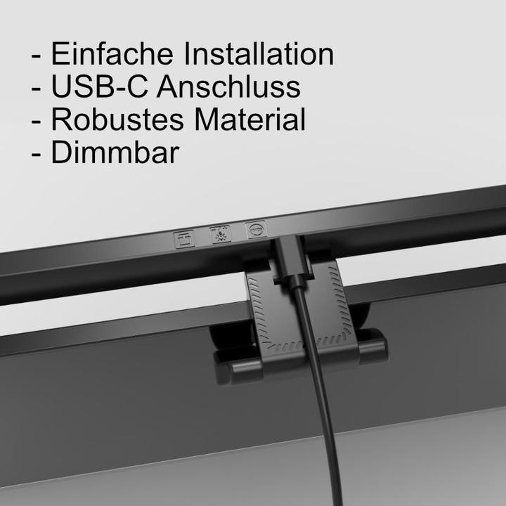 Actual product image Hermex Screenbar Monitor light Screen lighting Monitor lighting LED
