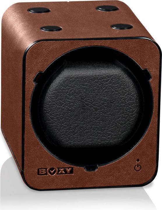 Beco Watchwinder Boxy Fancy Brick Brown Leather senza alimentatore
