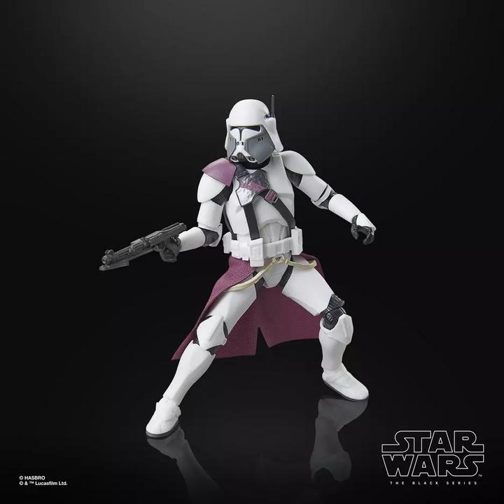 Actual product image Hasbro Star Wars Episode III Black Series Clone Commander Bacara