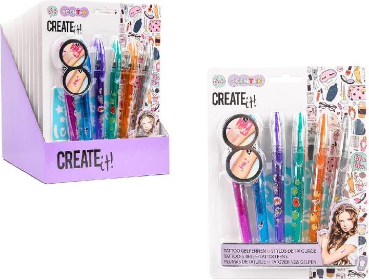 Create It! Stylos de tatouage 6-Pack