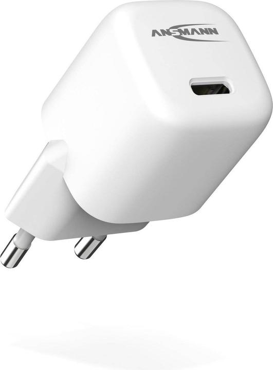 Ansmann Home Charger HC120PD GaN Mini, 3A/20W USB-C 1001-0153 (20 W)