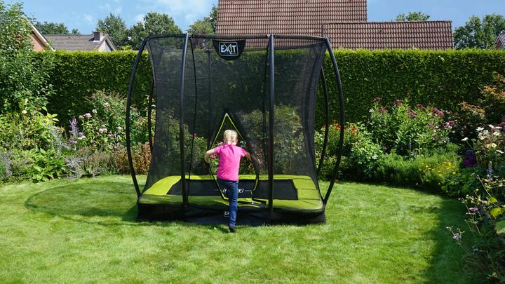 Actual product image Exit Silhouette Ground Rect with safety net (193 cm)