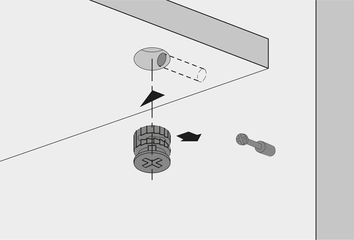 Produktbild Hettich Rastex 15 (Verbindungsbeschlag, 1 Stk.)