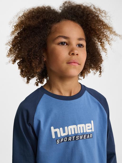 Actual product image hummel hmlJR LOGO T-SHIRT L/S (24, 25, 26, 27, 28)