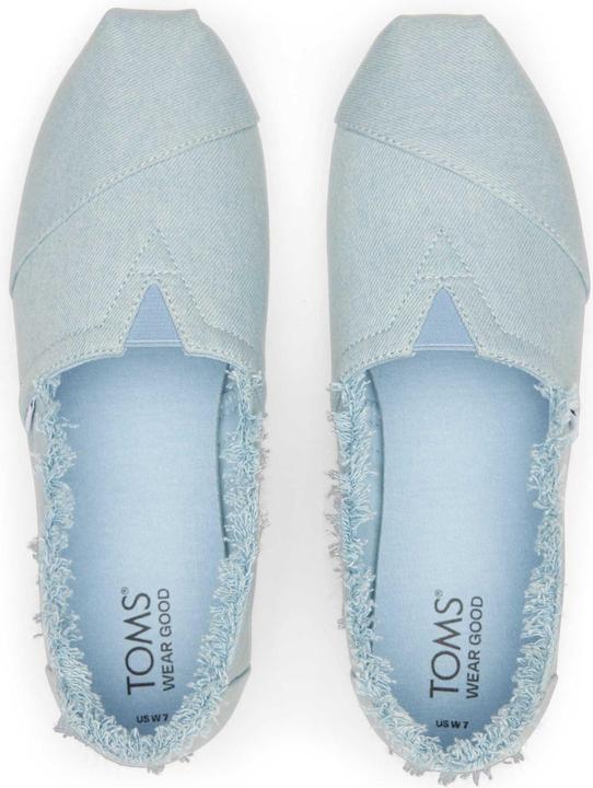Image du produit Toms espadrilles en jeans dévalé à franges alpargata (35.5)