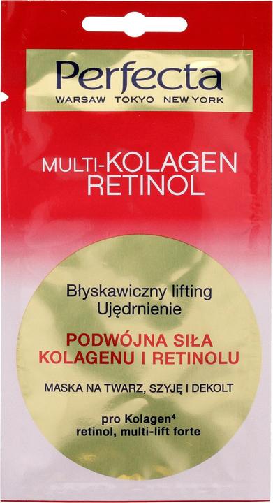 Produktbild Perfecta - Multi Collagen Retinol mask for face. neck and dÃ©colletÃ© 8ml (8 ml)