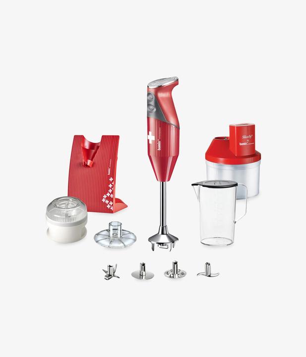 Produktbild Bamix Stabmixer 10tlg-Set rot (CH-Stecker)