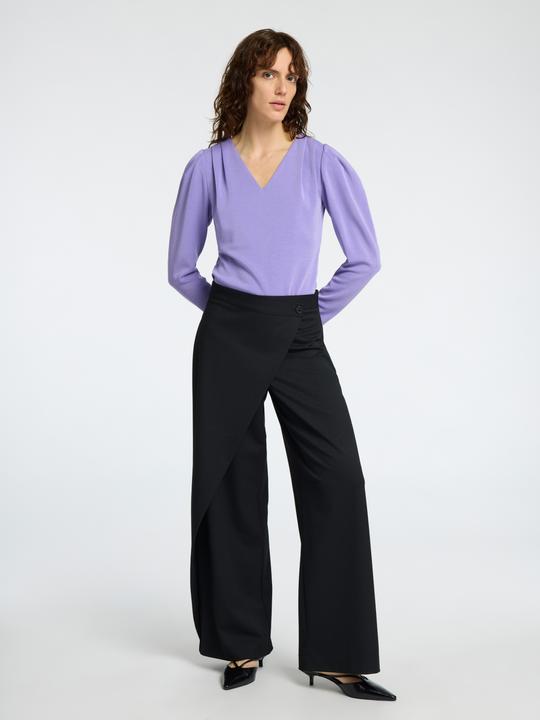Produktbild Selected Femme Drapiertes Top mit V-Ausschnitt (M)