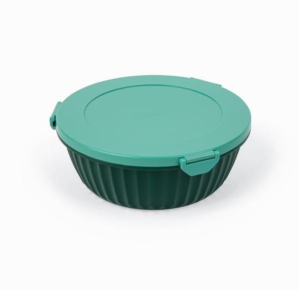 Image du produit Yumbox Poke Bowl Bol avec diviseur 3 pièces, Kale Green