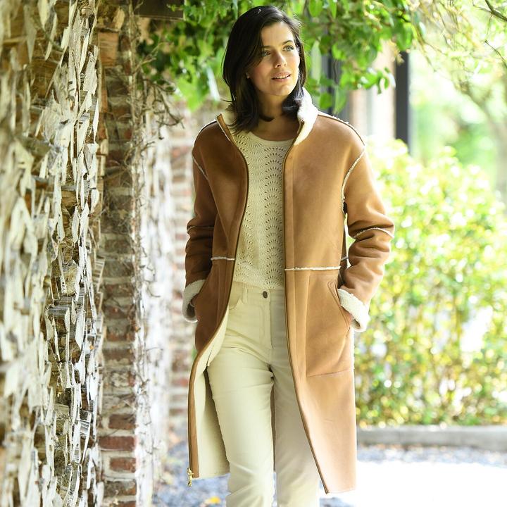 Actual product image Anne Weyburn Corduroy trousers with stretch (50)