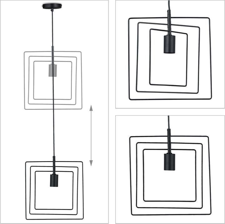 Image du produit Relaxdays Lampe à suspendre (E27)
