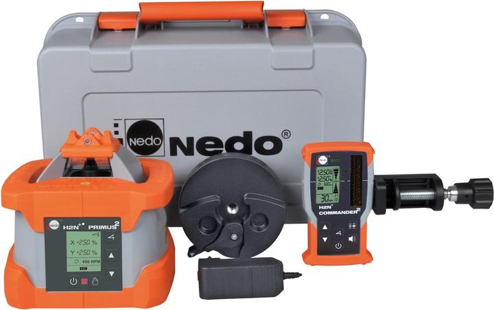 Productafbeelding Nedo NV472034 Primus2 H2N+ Neigungslaser + Commander H2N+ Empfänger + Neigungsüberwachung!