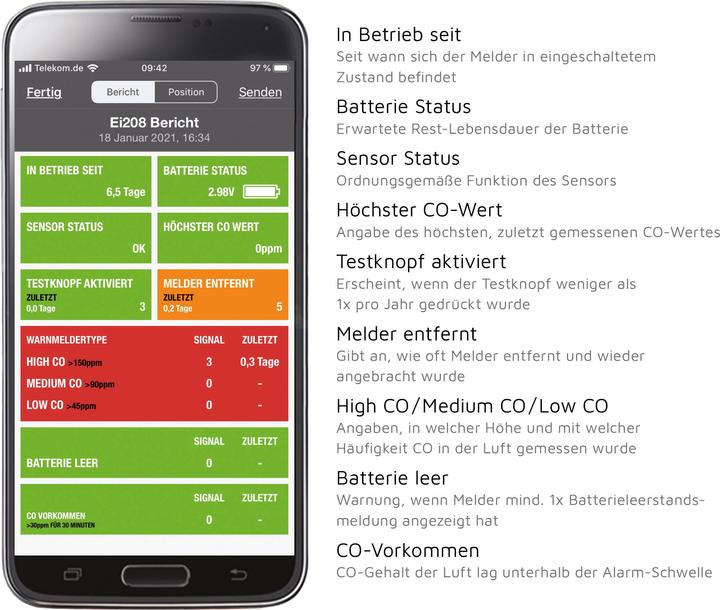 Produktbild Ei Electronics Ei208iDW Kohlenmonoxid-Melder