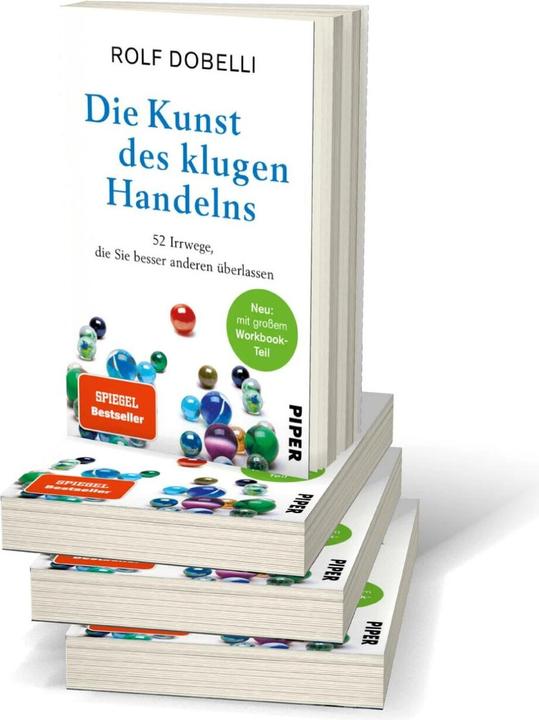 Actual product image The art of acting wisely (German, Rolf Dobelli)