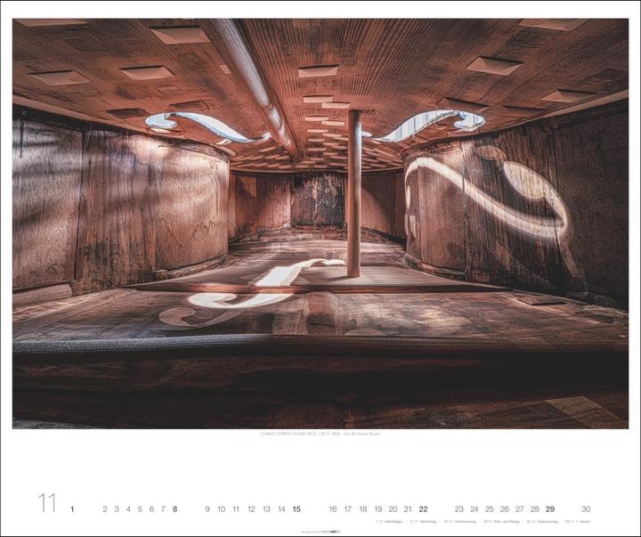 Produktbild Architecture in Music Kalender 2026 - Musikinstrumente von innen (55 x 46 cm, Deutsch)