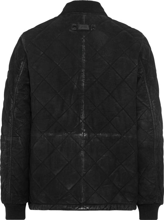 Produktbild Camel Active Leder-Steppjacke mit Strickkragen (50)
