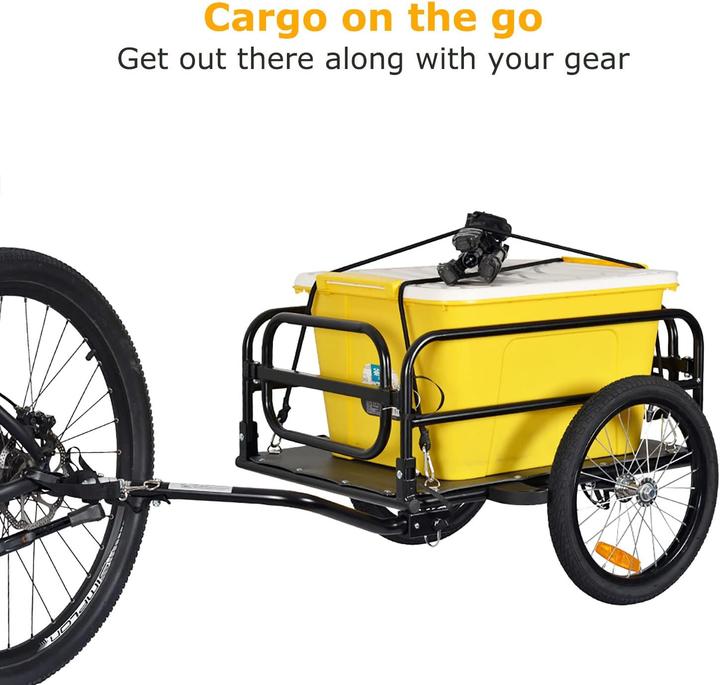 Actual product image Tiggo Klappbarer Fahrrad-Lastenanhänger