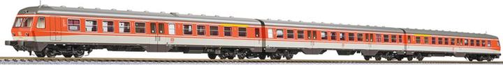 Actual product image Liliput Diesel Multiple Unit BR 614/914 blood orange/pebble grey 3-piece DB Ep.IV AC (Track H0)