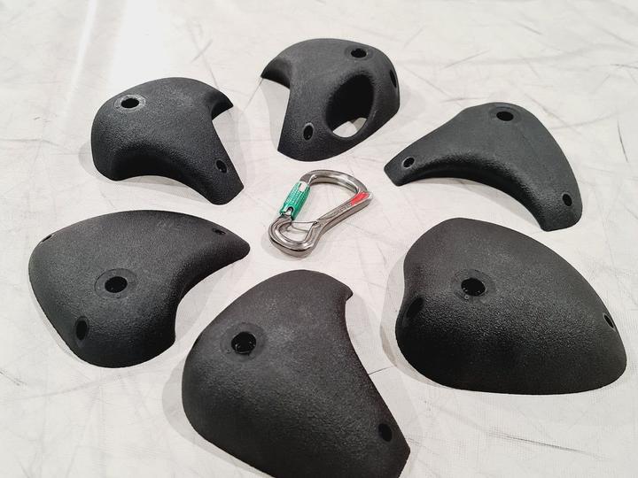Greenholds Climbing holds Essentials Set 2 (Black)