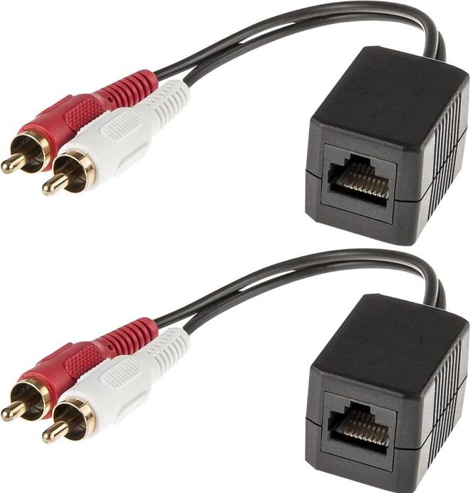 Produktbild EFB Elektronik Audio Extender Konverter Cinch, RJ45, Cat.5