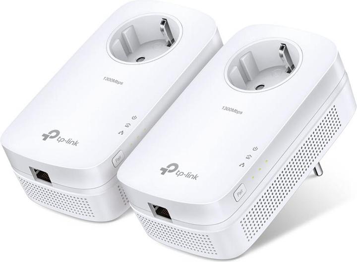 Image du produit TP-Link AV1300 Kit de démarrage pour courant porteur Gigabit Passthrough (1200 Mbit/s)