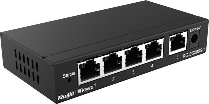 Image du produit Ruijie SWITCH REYEE RG-ES205GC 5-PORT 10/100 MBPS DESKTOP SWITCH (5 Ports)