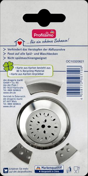 Produktbild dm Profissimo Abfluss-Siebe